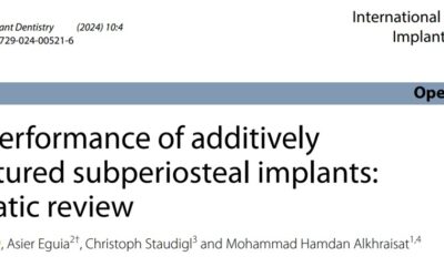 Reculs cliniques et performances des implants sous périostés